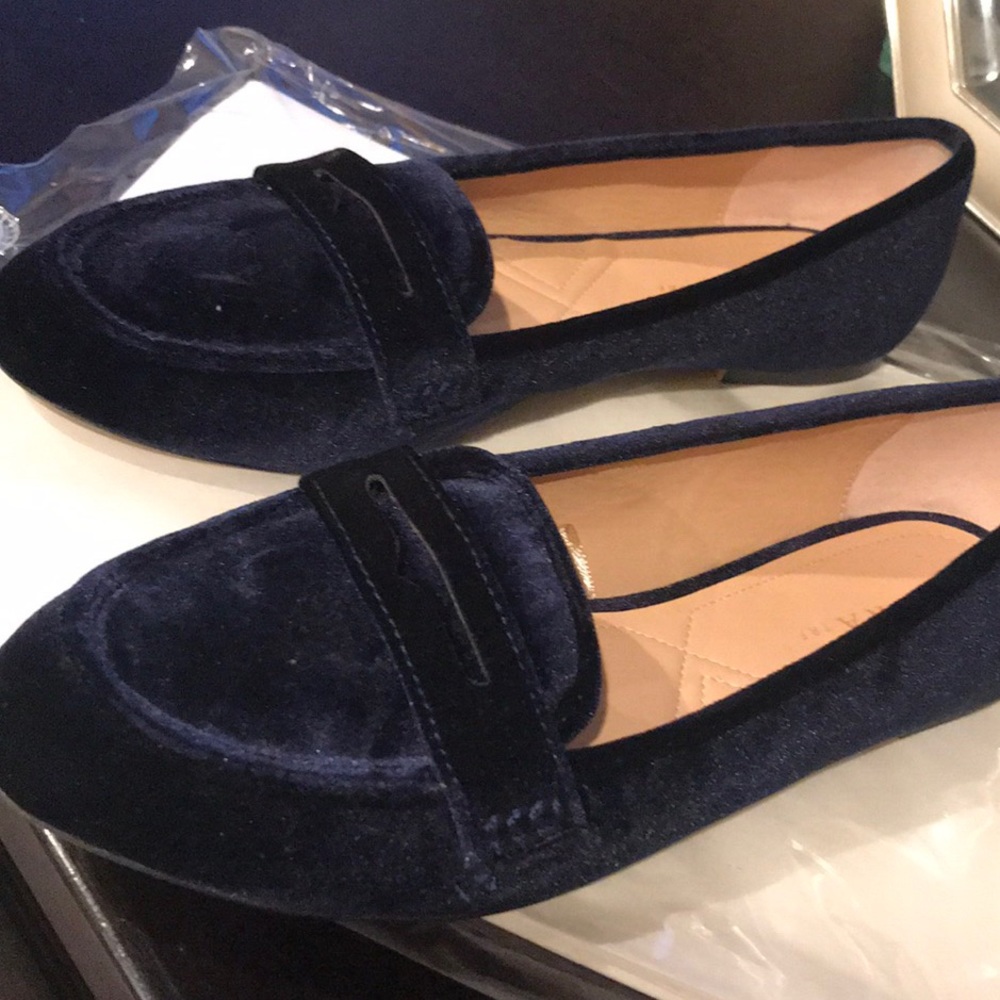 Zara Loafer Flat Swede/Leather women’s size 40